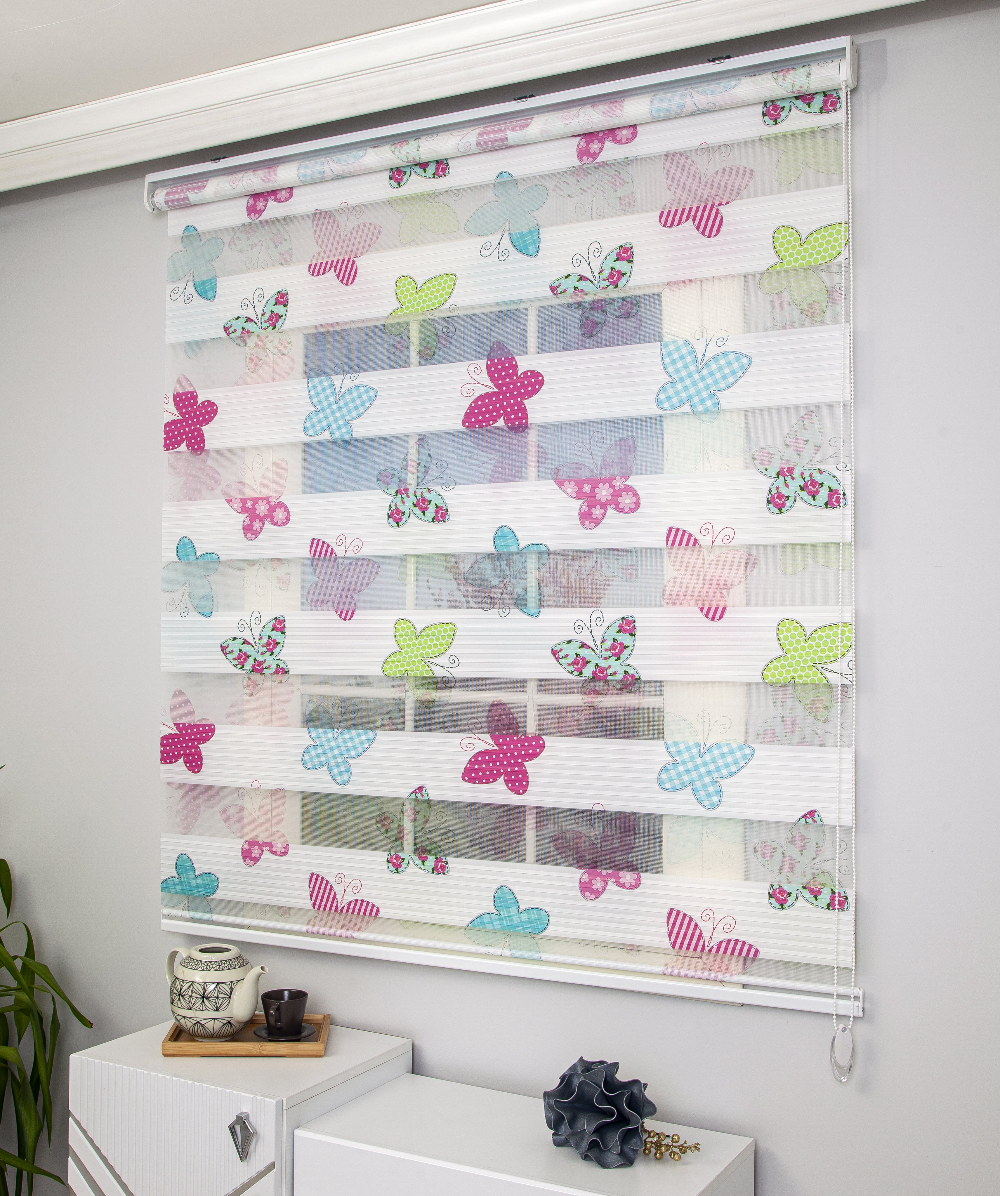 ELA 815 BASKILI ZEBRA PERDE