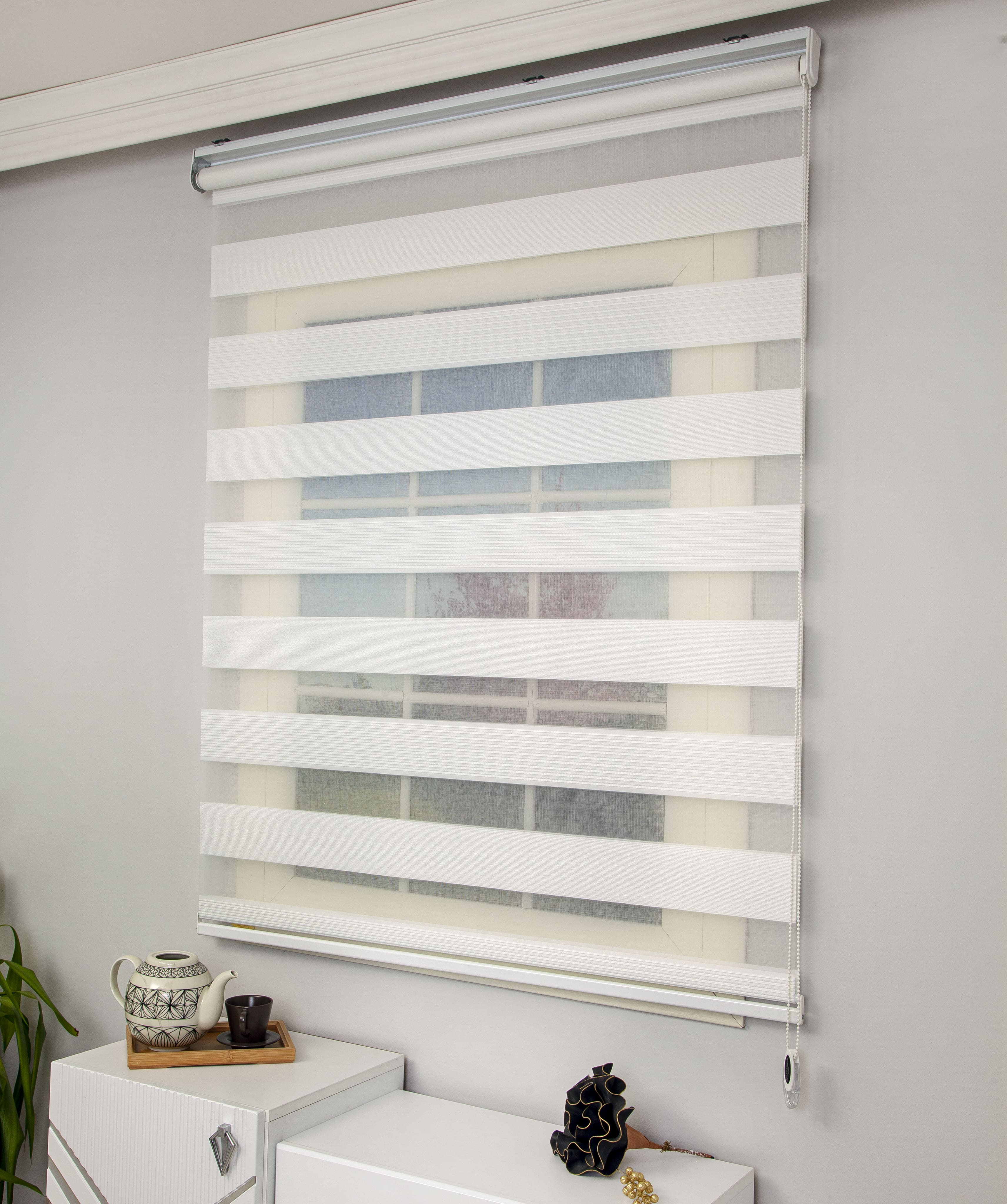 RENK GEÇİŞLİ ZEBRA PERDE CURL 1050